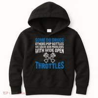 Some Do Drugs Other Pop BOTTLES Funny Mechanic Kids Hoodie thumb 0