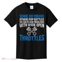 Some Do Drugs Other Pop BOTTLES Funny Mechanic Kids T-Shirt thumb 0