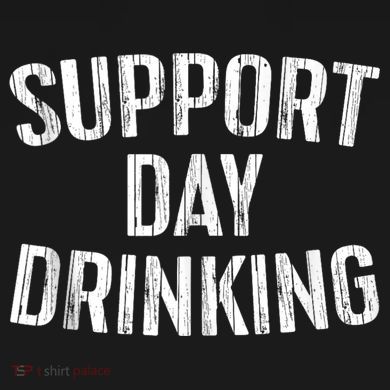 Support Day Drinking Hooded Wearable Blanket