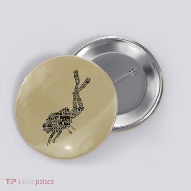 Scuba Diving Diver Dive Button