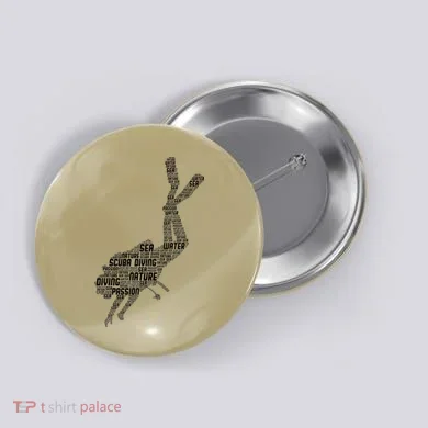 Scuba Diving Diver Dive Button