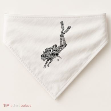 Scuba Diving Diver Dive USA-Made Doggie Bandana