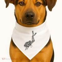 Scuba Diving Diver Dive USA-Made Doggie Bandana thumb 1