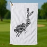 Scuba Diving Diver Dive Golf Towel thumb 1