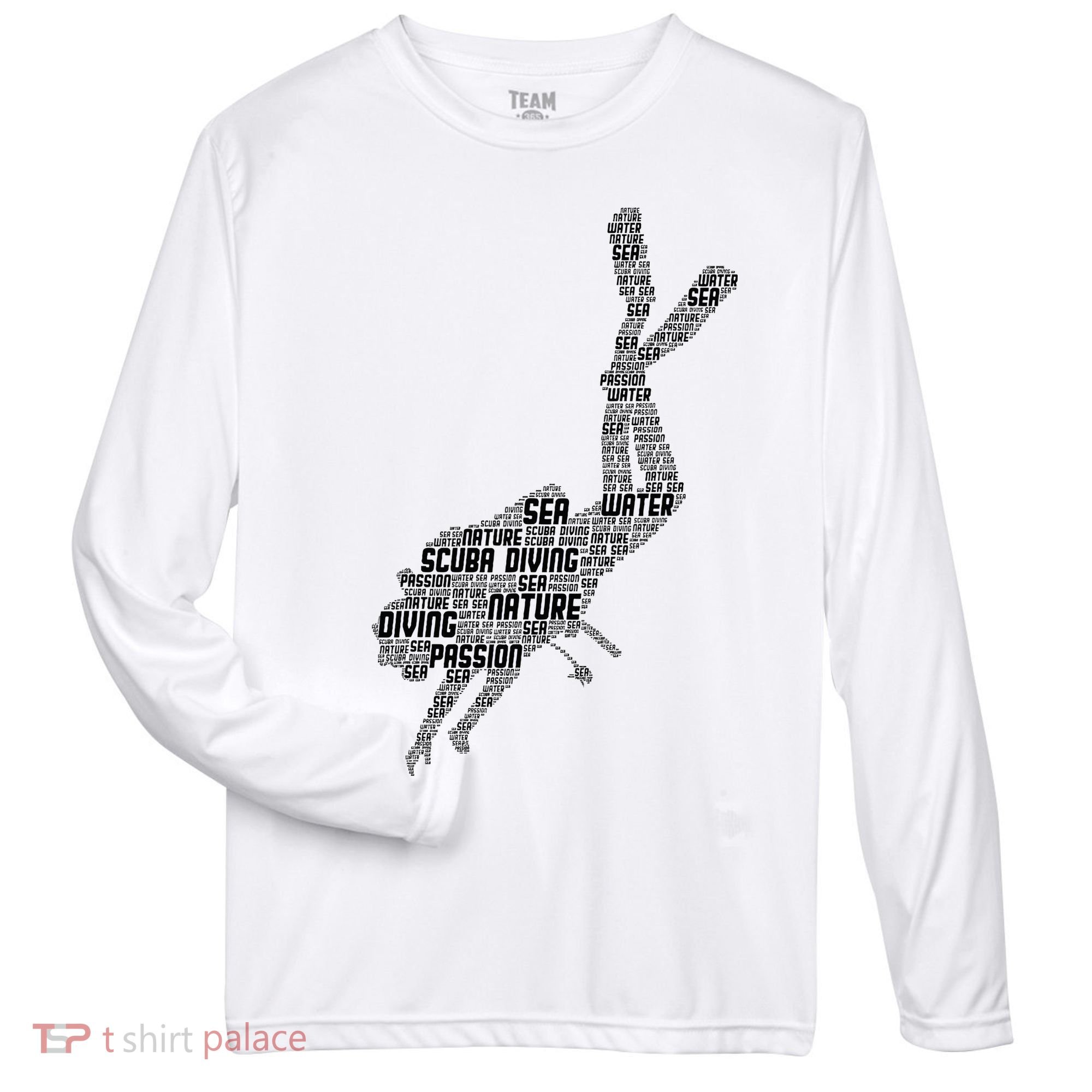 Scuba Diving Diver Dive Zone Performance Long-Sleeve T-Shirt