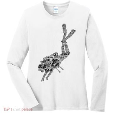 Scuba Diving Diver Dive Women's Long Sleeve Shirt