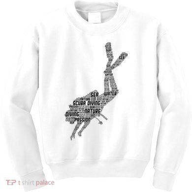 Scuba Diving Diver Dive Kids Sweatshirt
