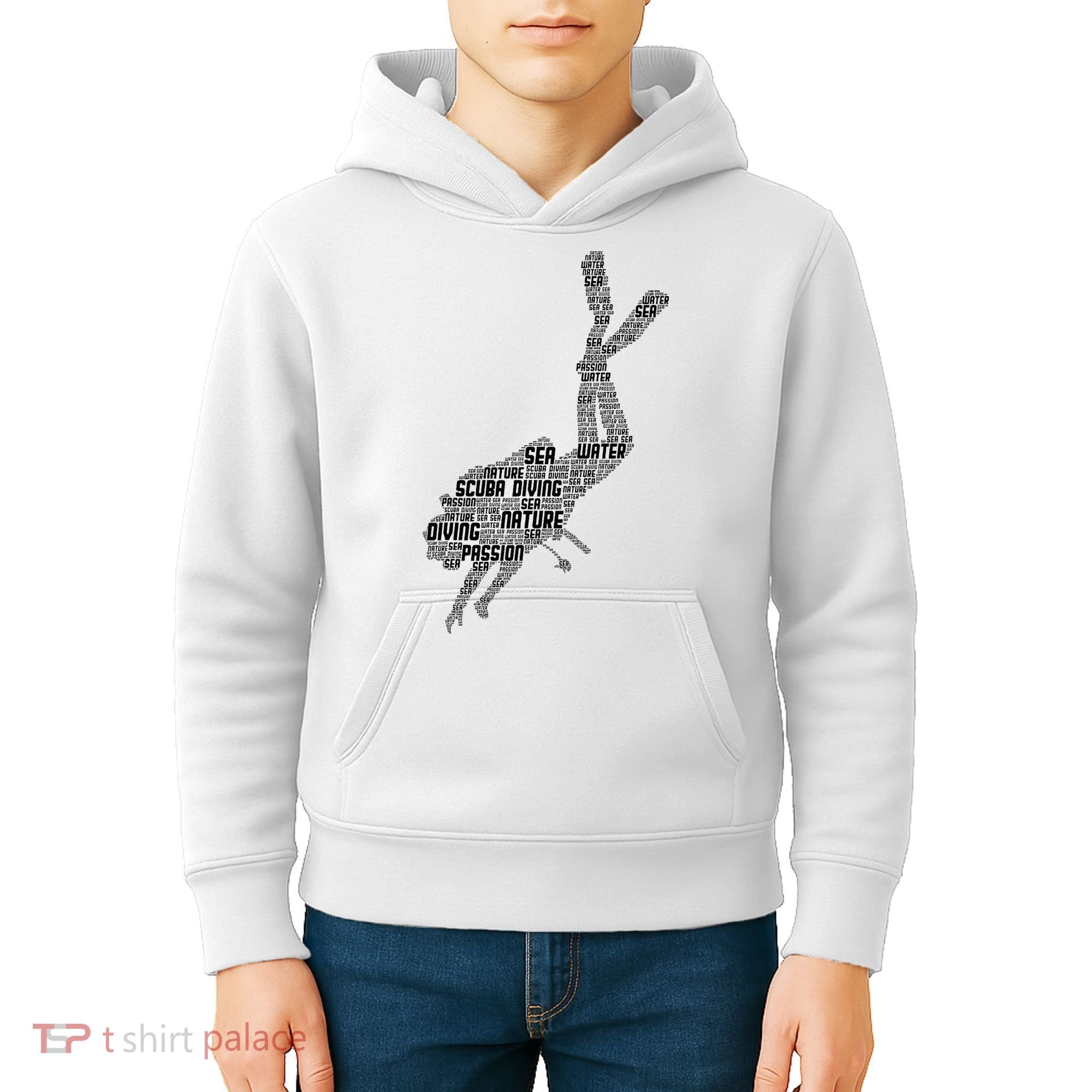 Scuba Diving Diver Dive Kids Hoodie