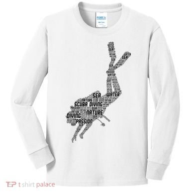 Scuba Diving Diver Dive Kids Long Sleeve Shirt