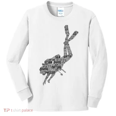 Scuba Diving Diver Dive Kids Long Sleeve Shirt