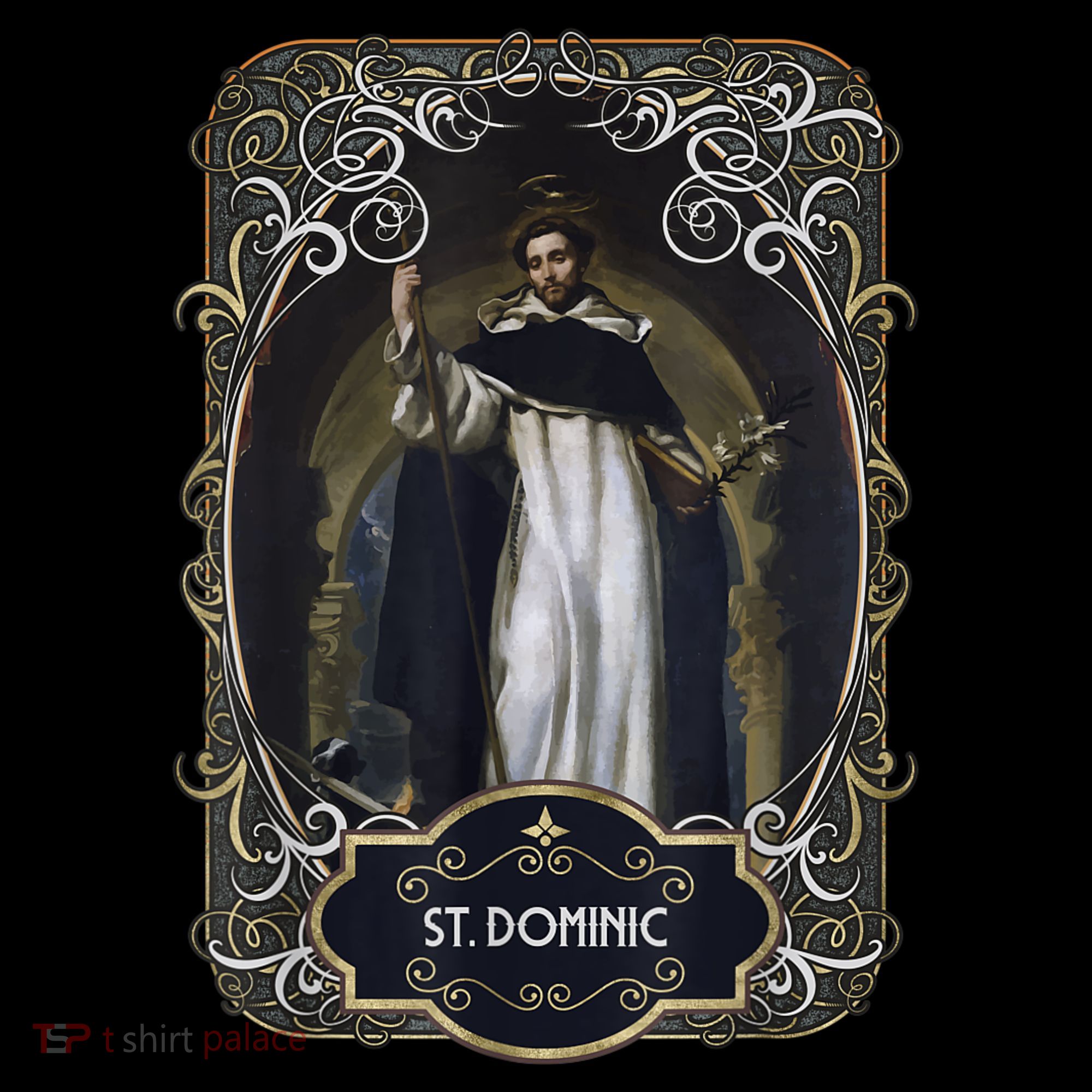 St. Dominic De Guzman Catholic Saint Long Sleeve Shirt