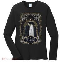 St. Dominic De Guzman Catholic Saint Women's Long Sleeve Shirt thumb 0