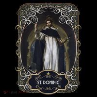 St. Dominic De Guzman Catholic Saint Women's Long Sleeve Shirt thumb 2