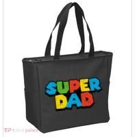 Super Daddio Dad Video Gamer Tote Bag thumb 2