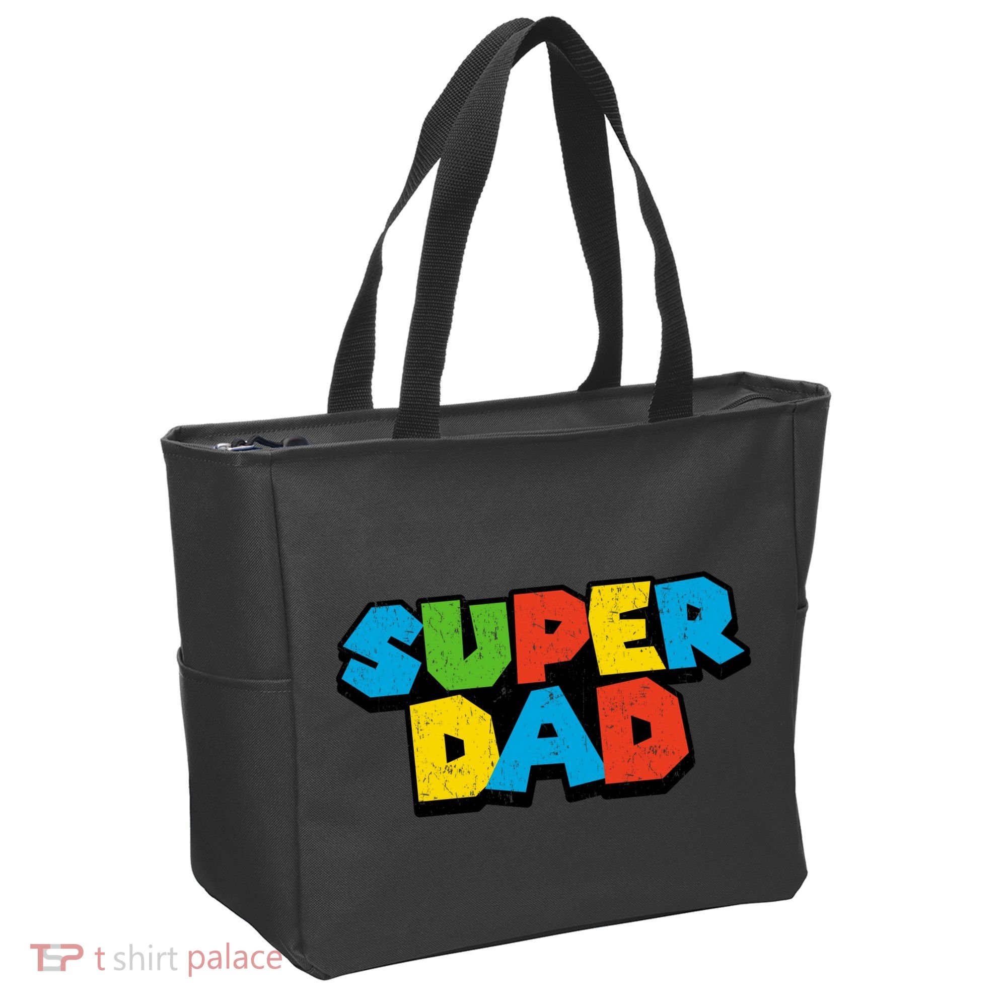 Super Daddio Dad Video Gamer Tote Bag