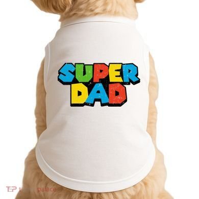 Super Daddio Dad Video Gamer Doggie Tank