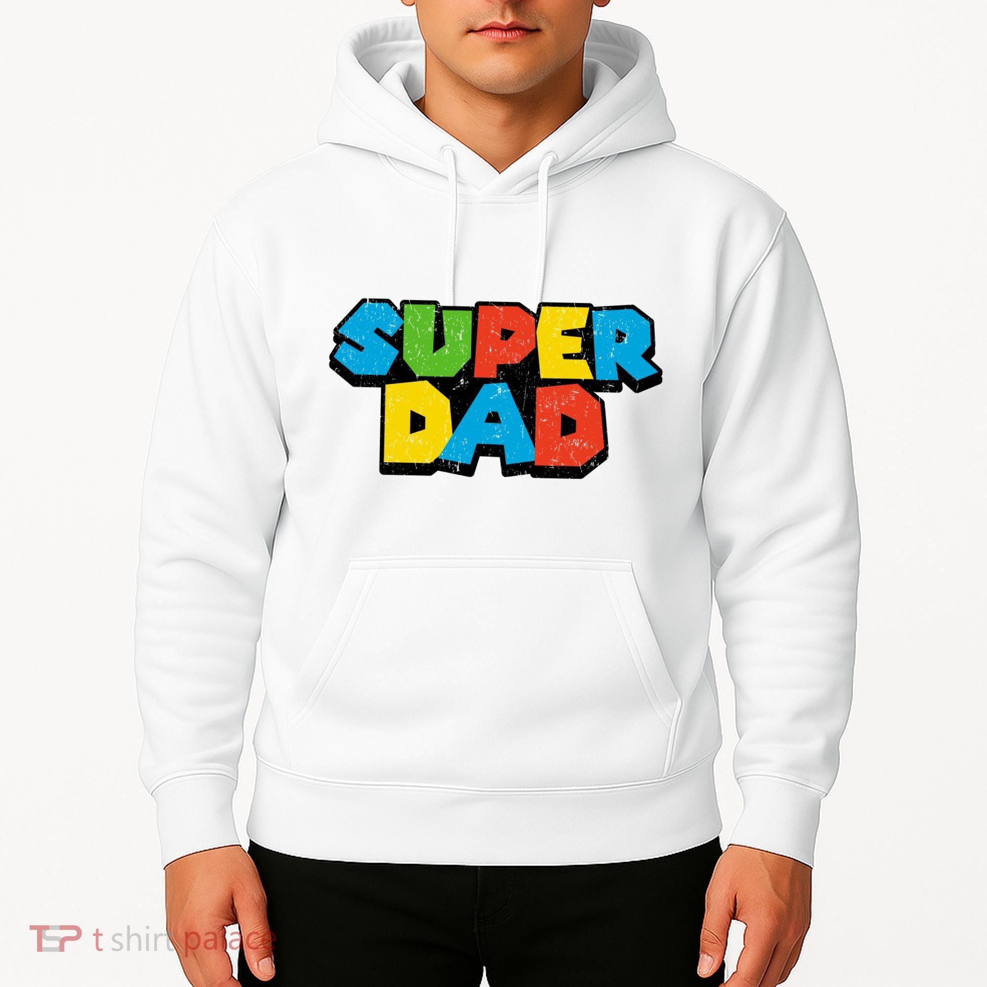 Super Daddio Dad Video Gamer Hoodie