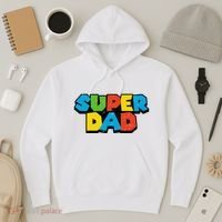 Super Daddio Dad Video Gamer Hoodie thumb 3