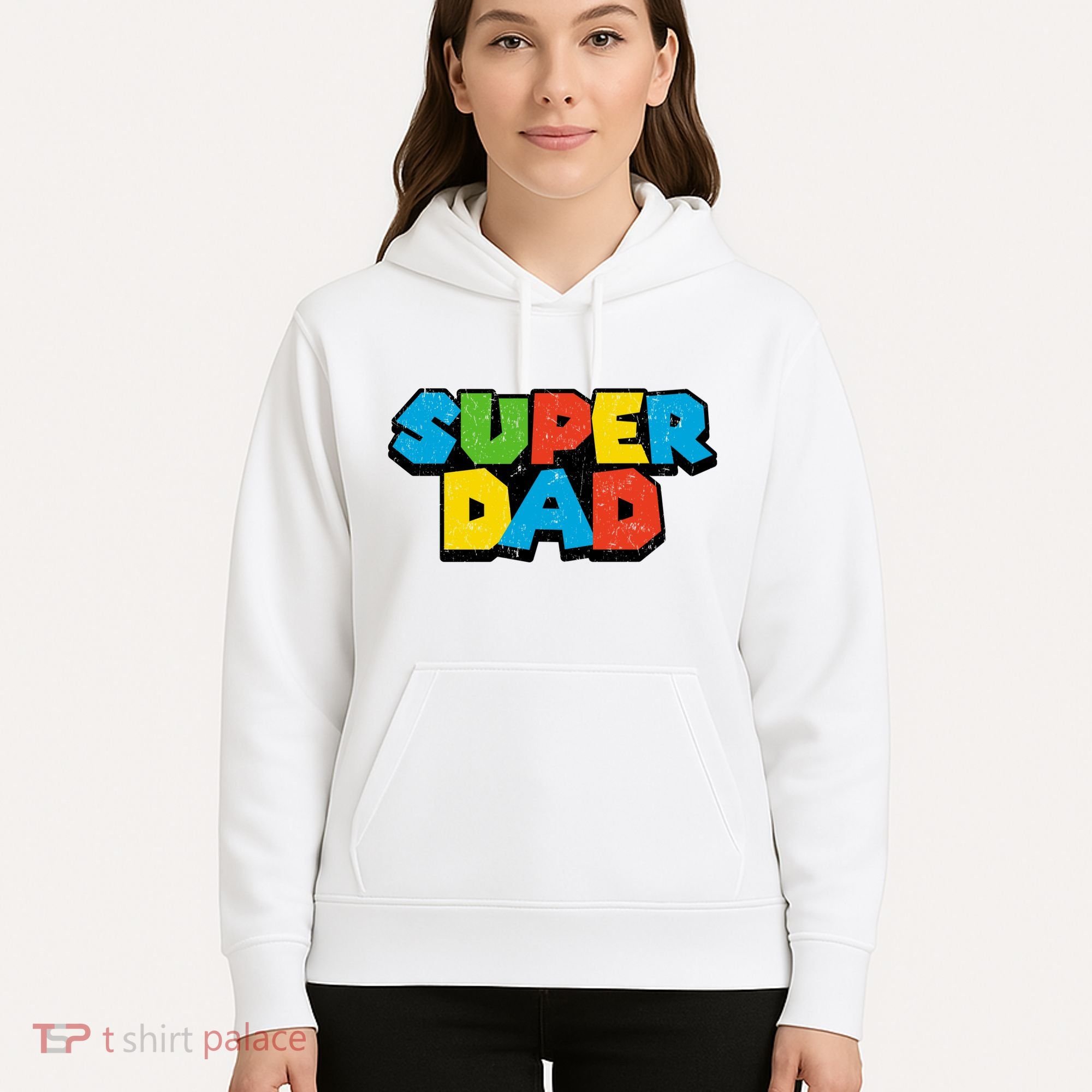 Super Daddio Dad Video Gamer Hoodie