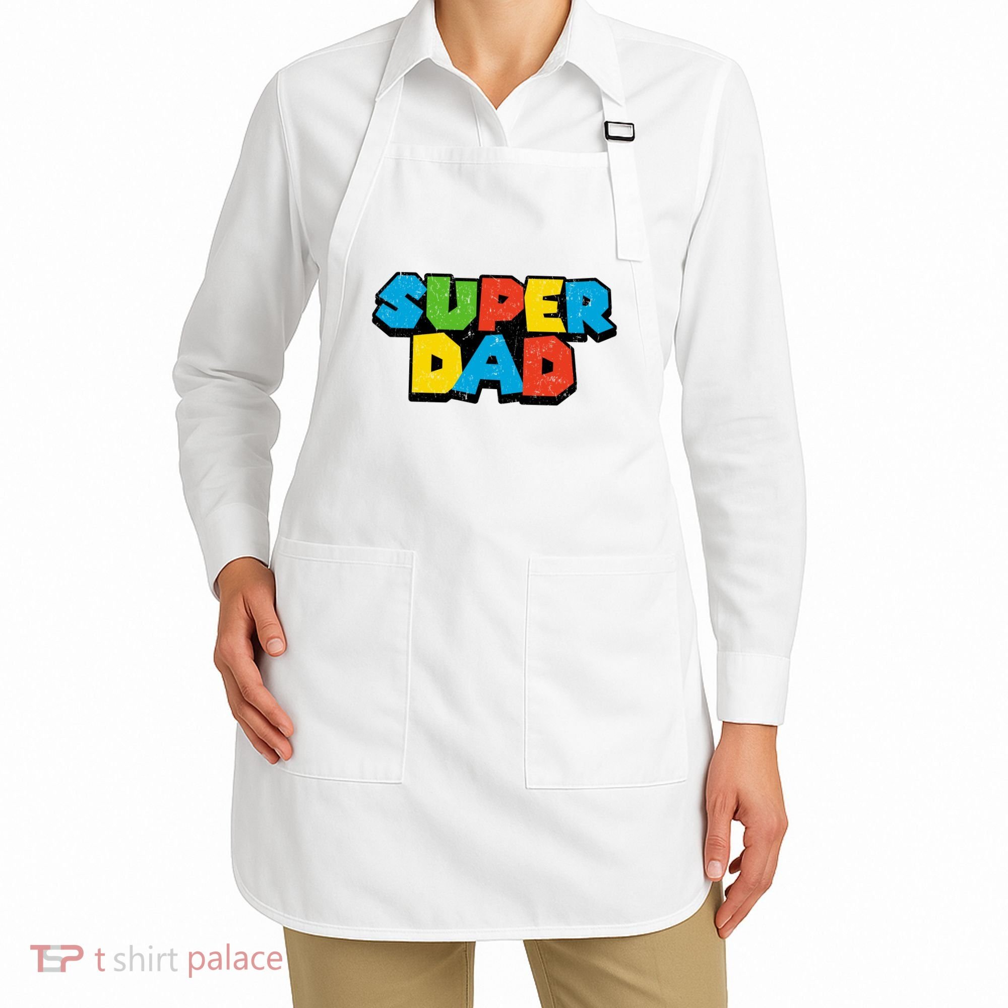 Super Daddio Dad Video Gamer Apron