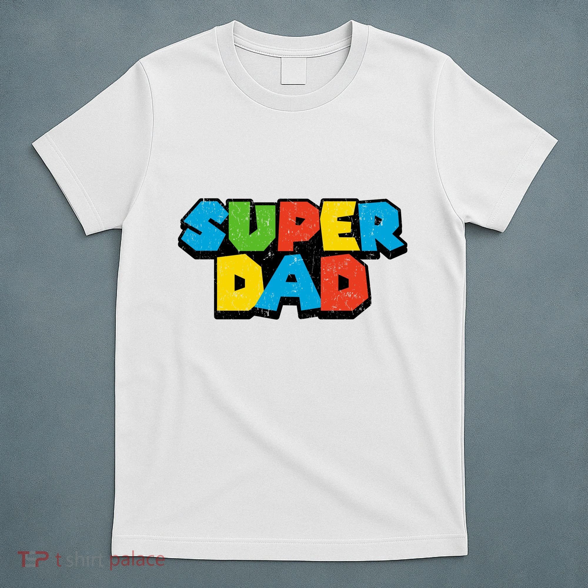 Super Daddio Dad Video Gamer T-Shirt