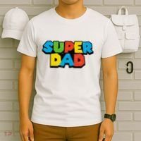 Super Daddio Dad Video Gamer T-Shirt thumb 6