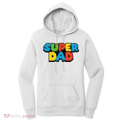 Super Daddio Dad Video Gamer Women's Hoodie