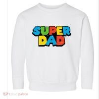 Super Daddio Dad Video Gamer Toddler Sweatshirt thumb 0