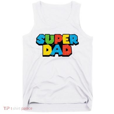 Super Daddio Dad Video Gamer Tank Top