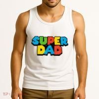 Super Daddio Dad Video Gamer Tank Top thumb 3