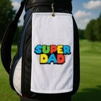 Super Daddio Dad Video Gamer Golf Towel thumb 2