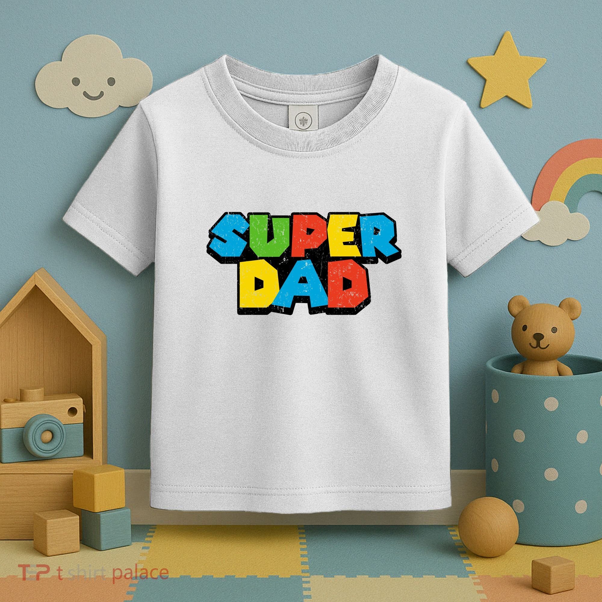 Super Daddio Dad Video Gamer Toddler T-Shirt