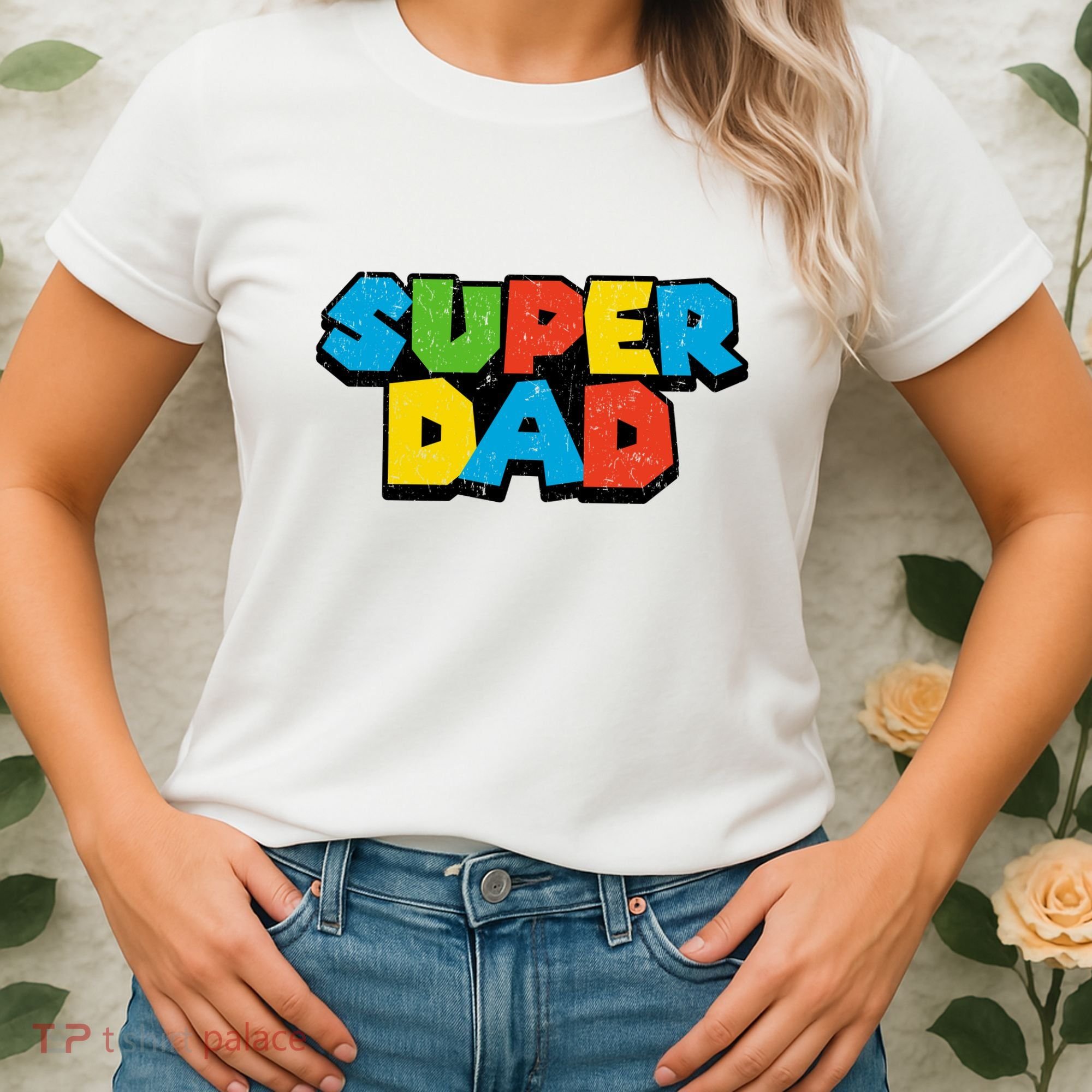 Super Daddio Dad Video Gamer Women's T-Shirt