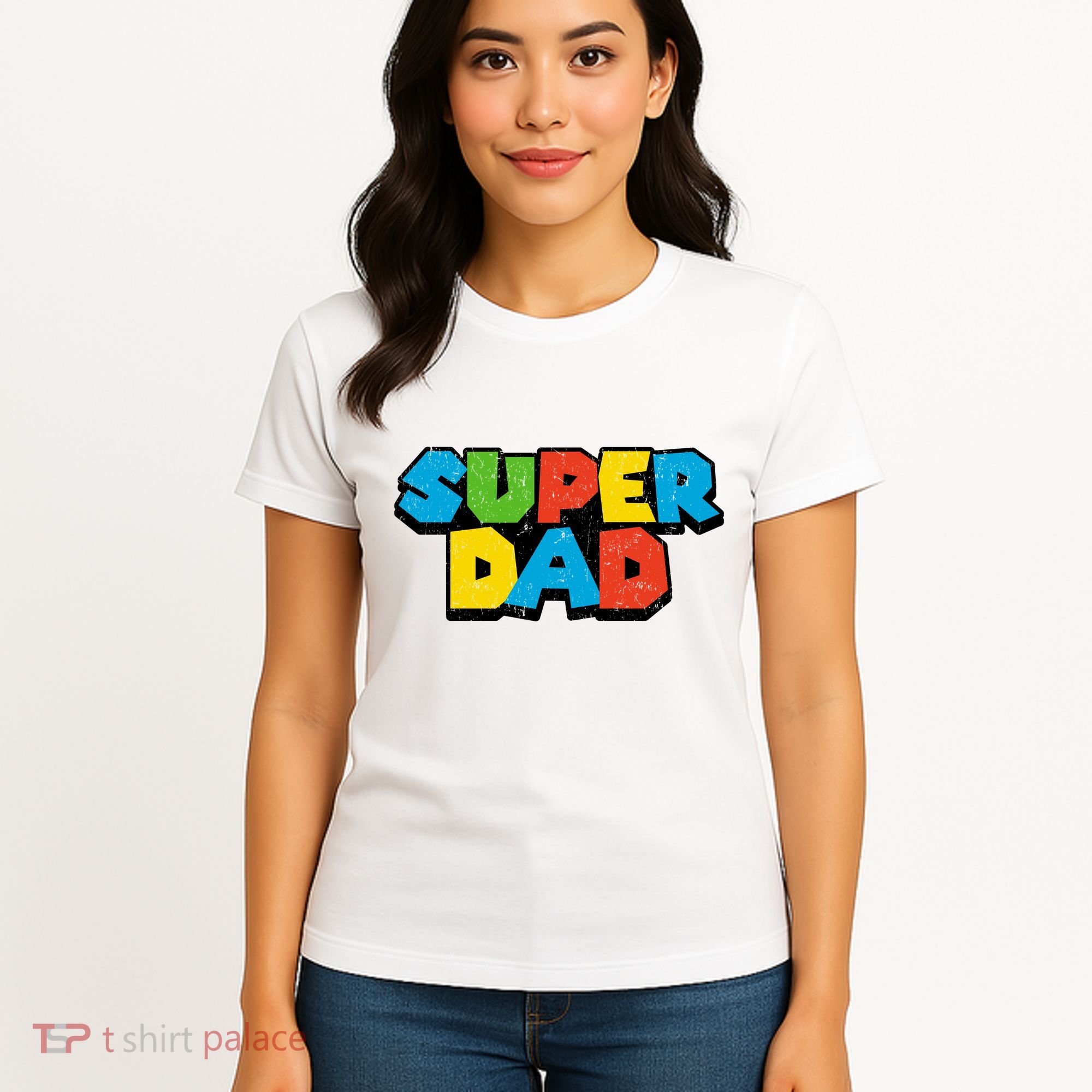 Super Daddio Dad Video Gamer Women's T-Shirt