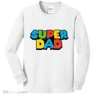 Super Daddio Dad Video Gamer Kids Long Sleeve Shirt thumb 0