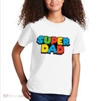 Super Daddio Dad Video Gamer Kids T-Shirt thumb 2