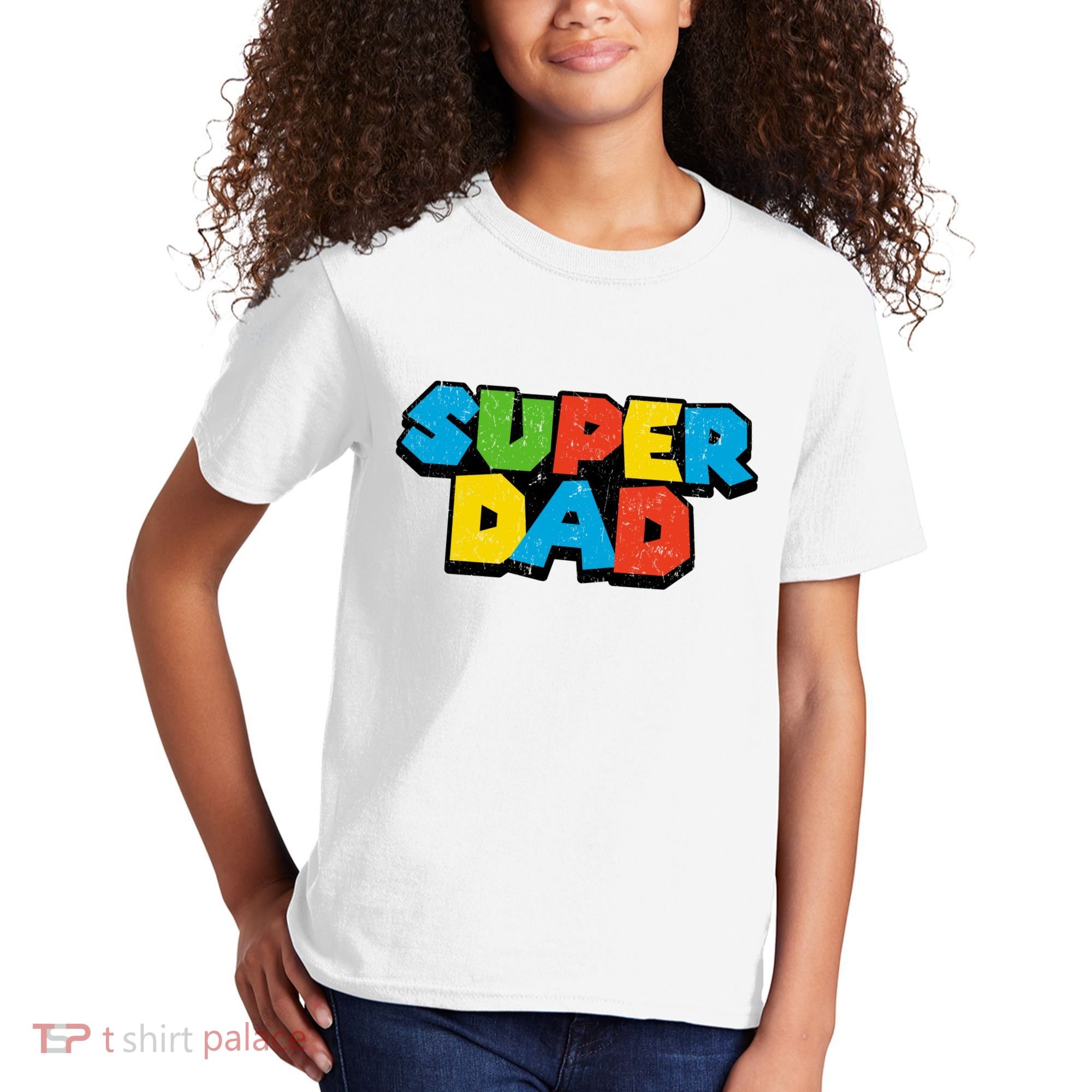 Super Daddio Dad Video Gamer Kids T-Shirt