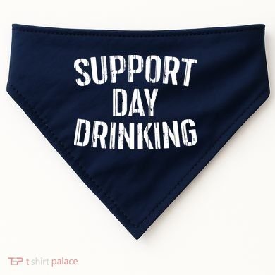 Support Day Drinking USA-Made Doggie Bandana
