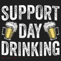 Support Day Drinking Beer Alcohol St Patricks Day Funny Women's Sweatshirt thumb 2