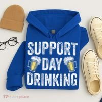 Support Day Drinking Beer Alcohol St Patricks Day Funny Hoodie thumb 4