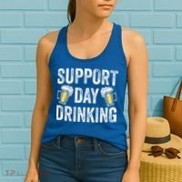 Support Day Drinking Beer Alcohol St Patricks Day Funny Women's Tank Top thumb 2