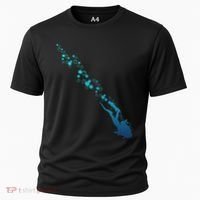 Scuba Diving Diver Cooling Performance Crew T-Shirt thumb 0