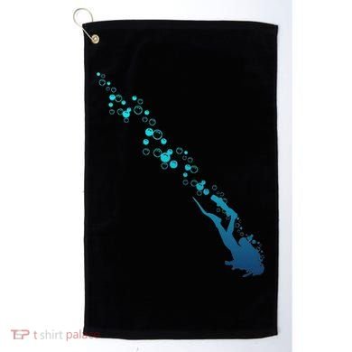 Scuba Diving Diver Golf Towel