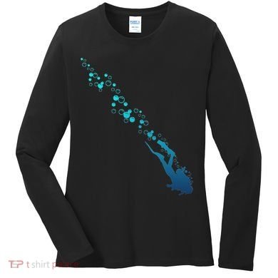 Scuba Diving Diver Women's Long Sleeve Shirt