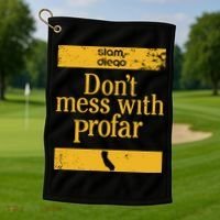 Slam Diego Dont Mess With Profar Golf Towel thumb 1