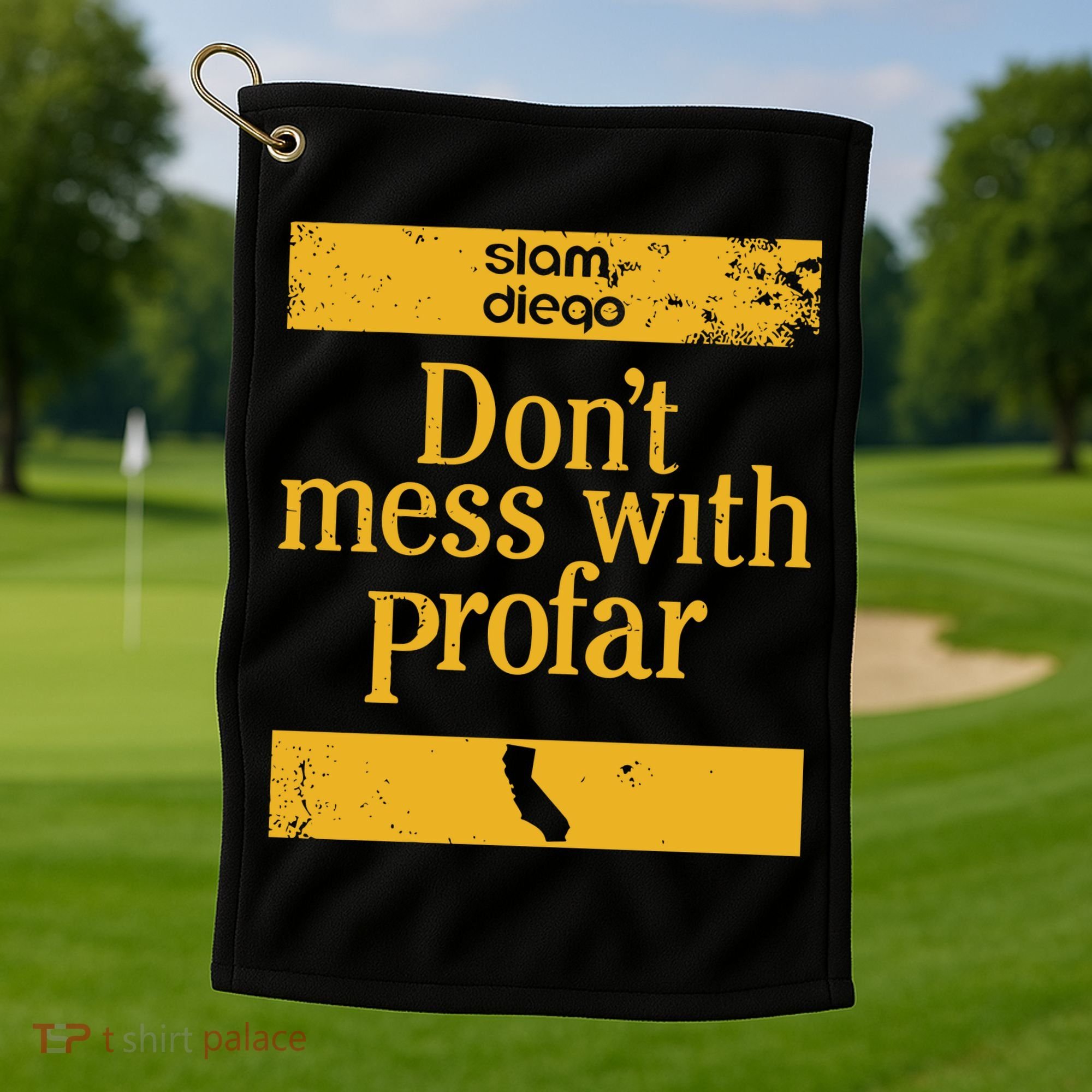 Slam Diego Dont Mess With Profar Golf Towel