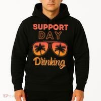 Support Day Drinking Funny Summer Beach Vacation Tank Top Hoodie thumb 2
