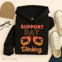 Support Day Drinking Funny Summer Beach Vacation Tank Top Hoodie thumb 4