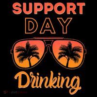 Support Day Drinking Funny Summer Beach Vacation Tank Top Hoodie thumb 7