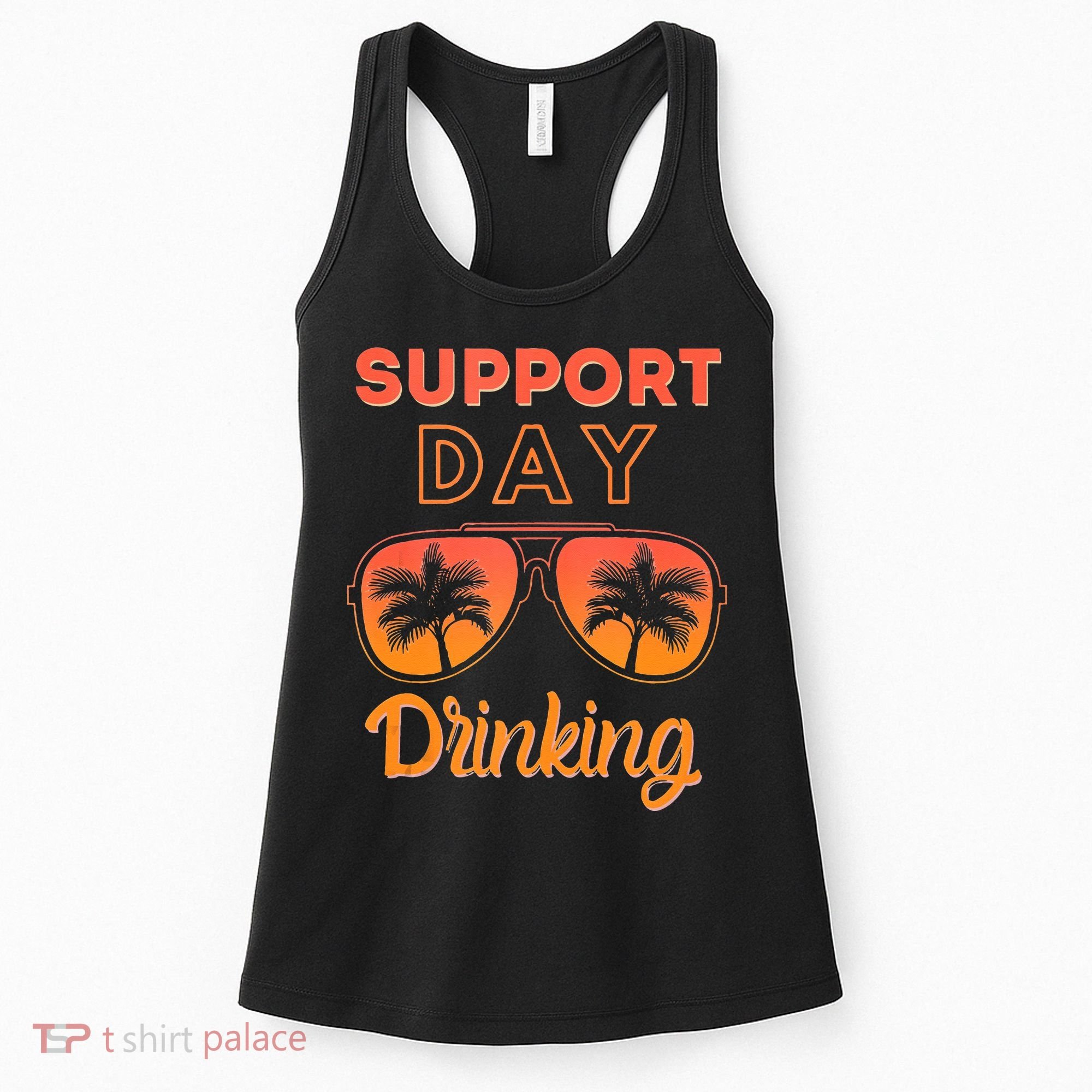 Support Day Drinking Funny Summer Beach Vacation Tank Top Women's Tank Top